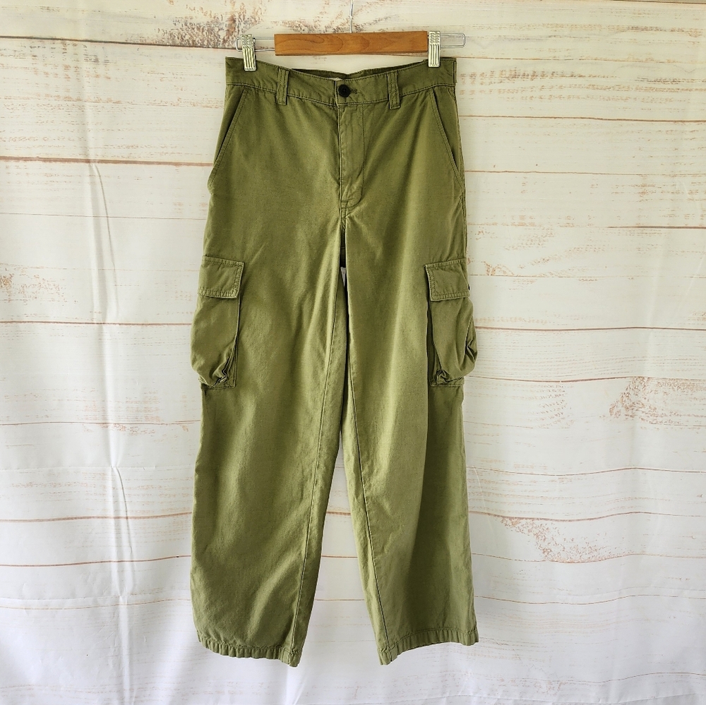 Madewell Green Cargo Pants - Picture 2 of 12
